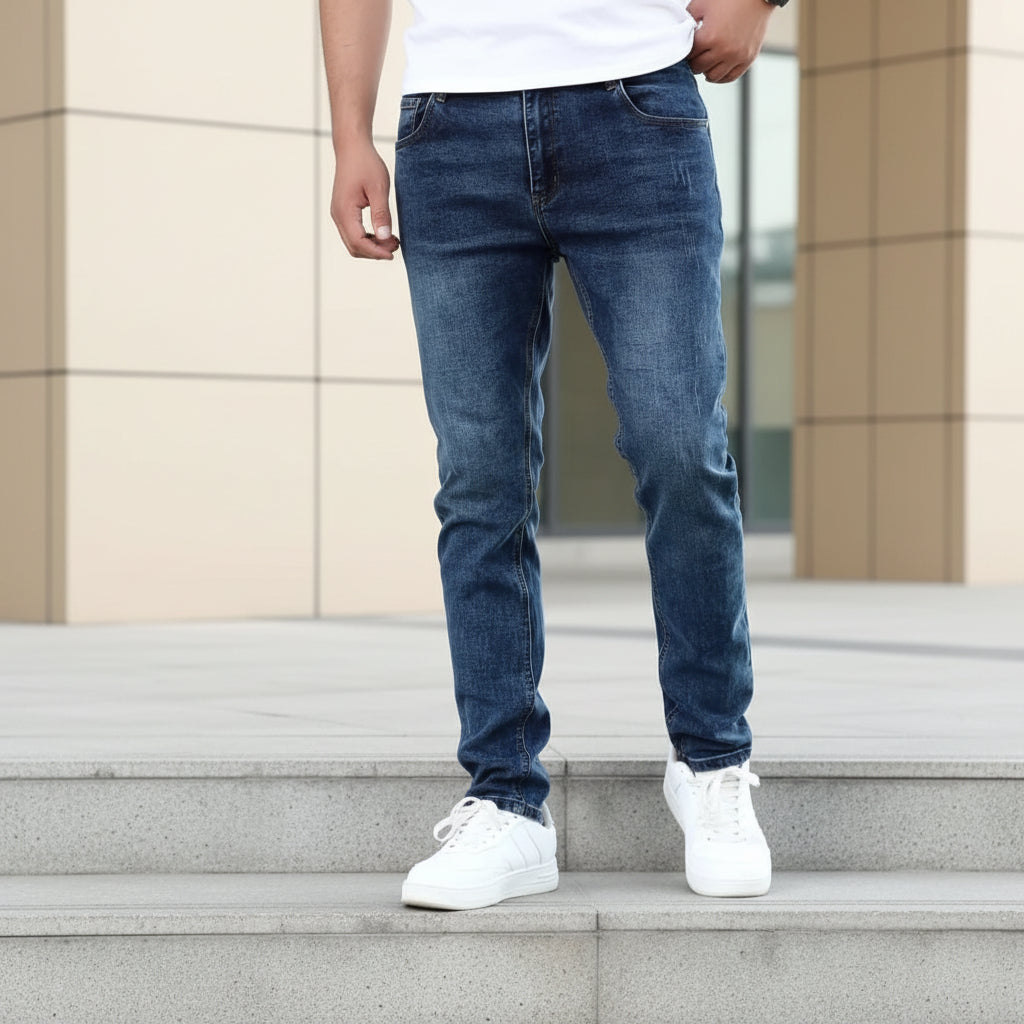 Men's Casual Denim Jeans Pockets | Fit
