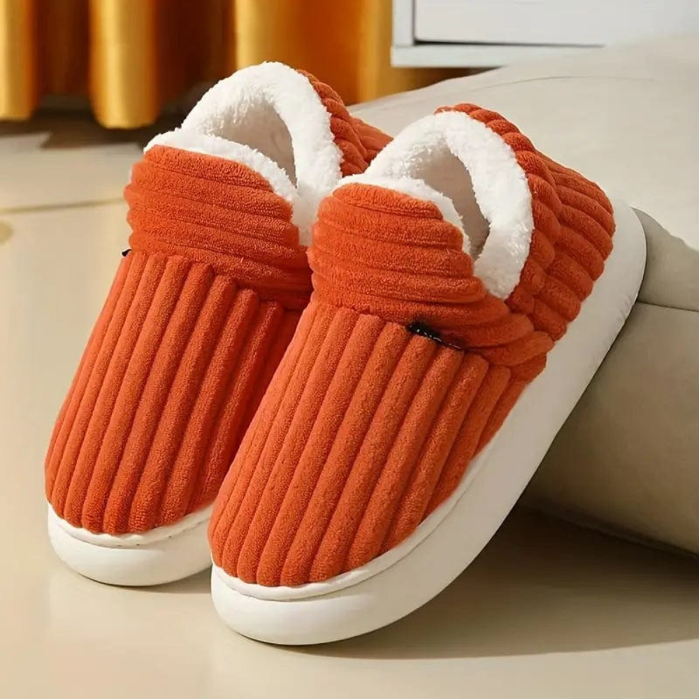 Men's Outdoor Plush Slippers Slip-On | Casual Footwear