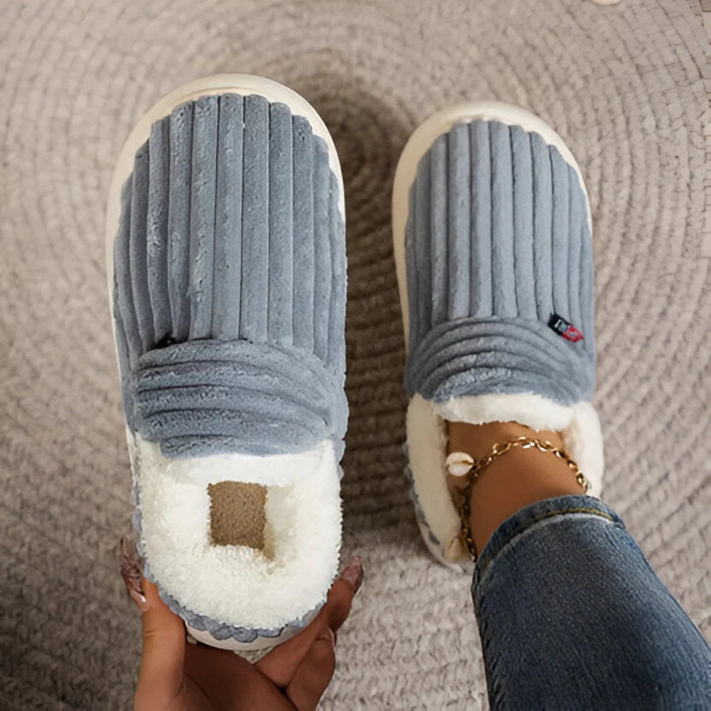 Men's Outdoor Plush Slippers Slip-On | Casual Footwear
