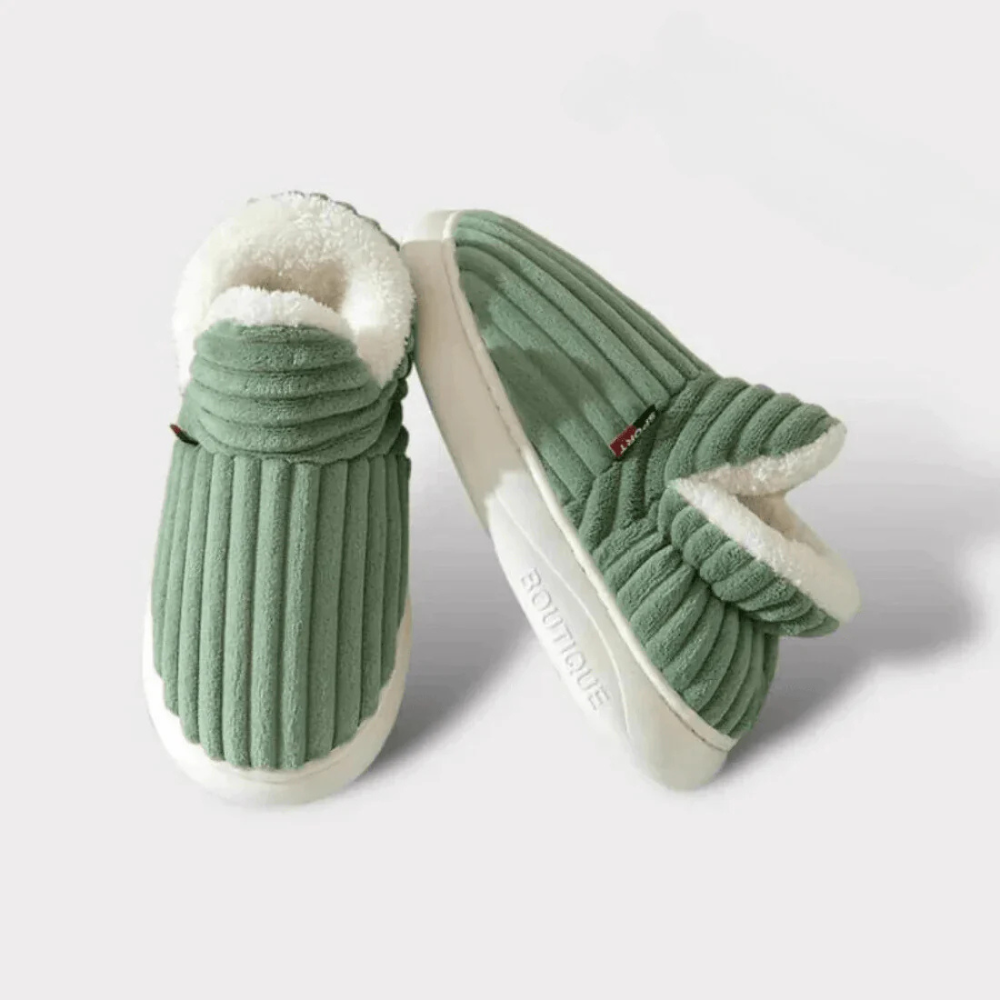 Men's Outdoor Plush Slippers Slip-On | Casual Footwear