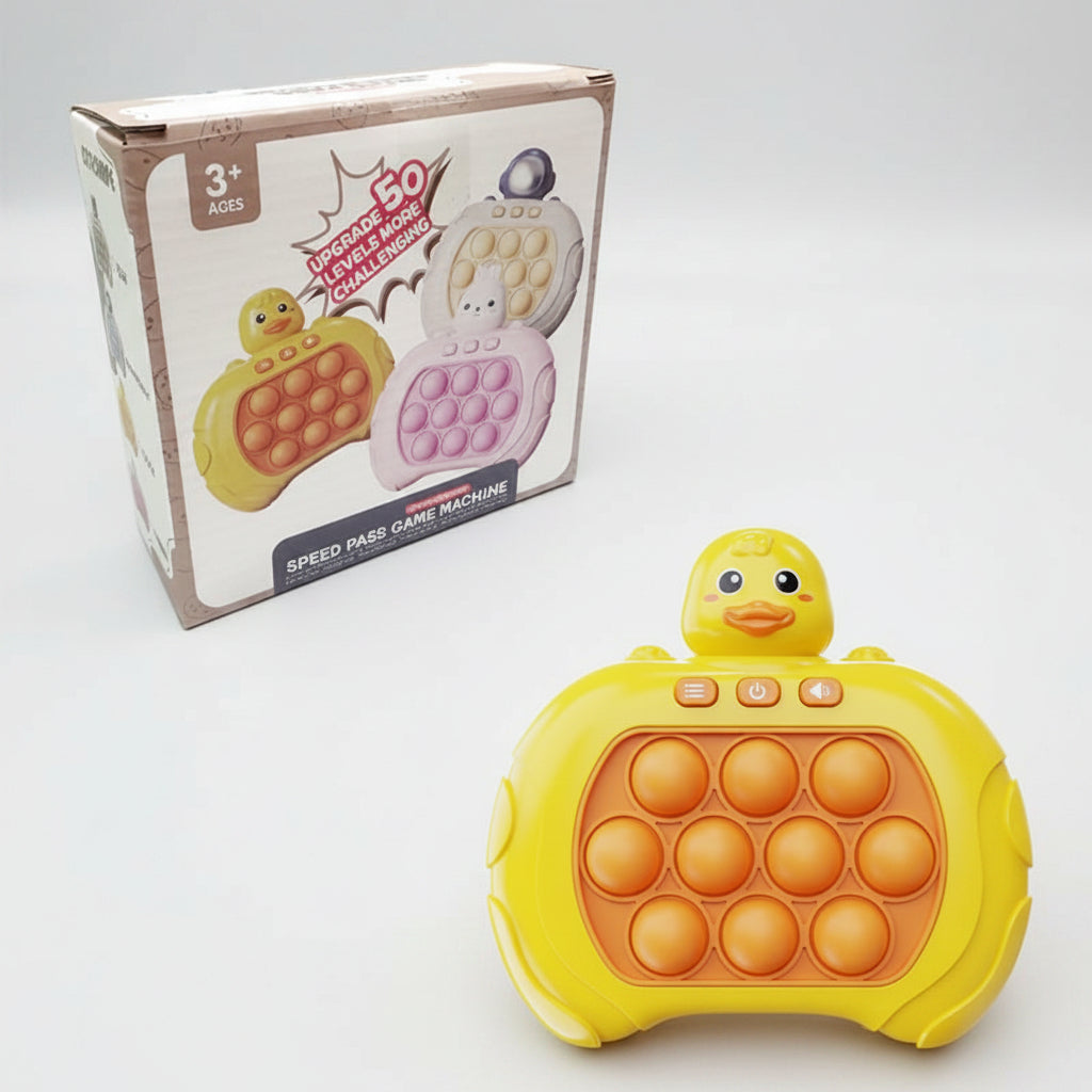 Portable Game Console Pop It Reflex Game Fun Push Bubble Toy
