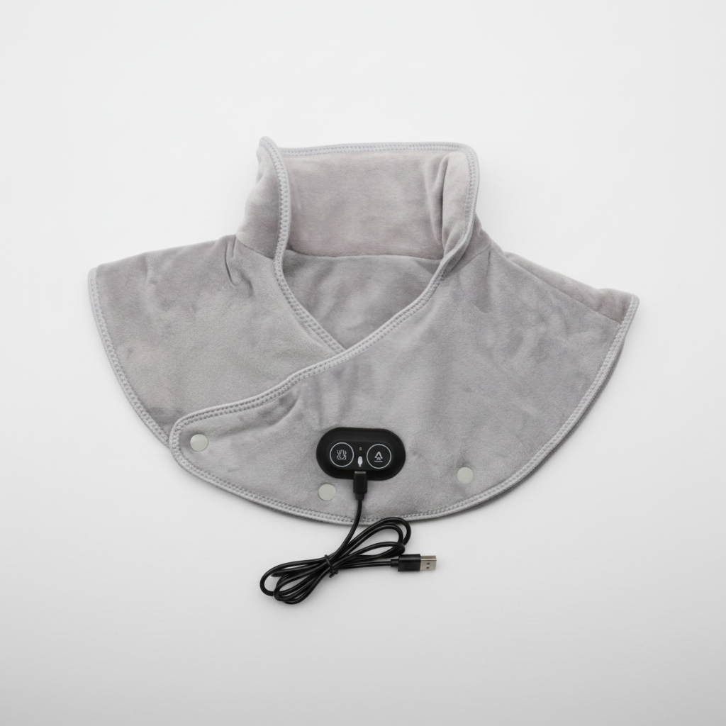 USB Heated Vibration Massage Pad