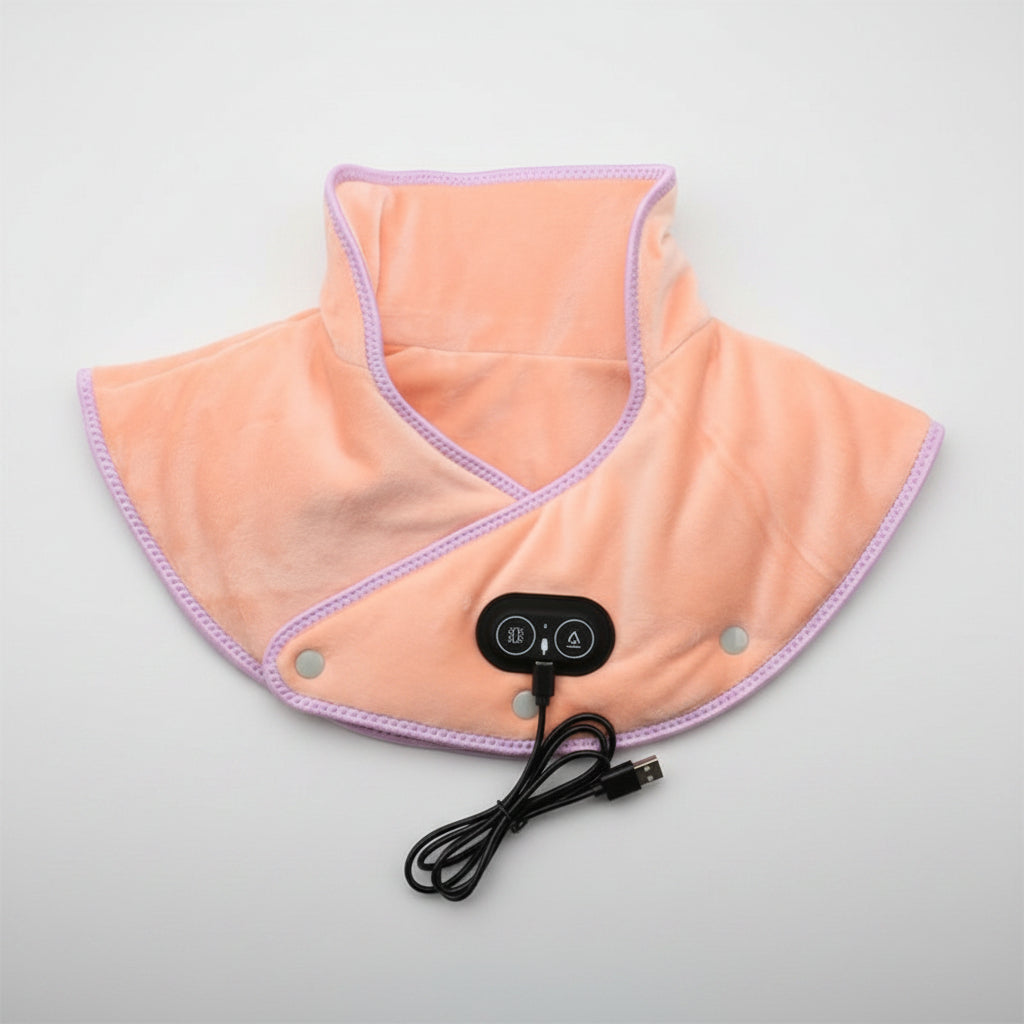 USB Heated Vibration Massage Pad