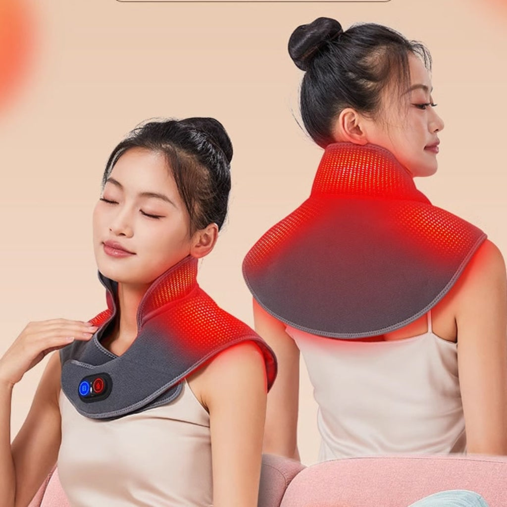 USB Heated Vibration Massage Pad