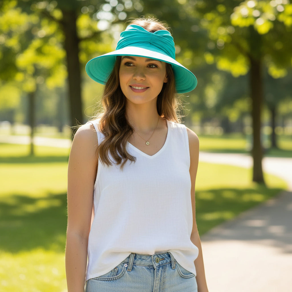 Women's Wide Brim Sun Beach Hat Packable | Sun Protection